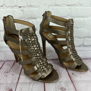 Joe's Jeans Pearce Heel Caged Dress Sandal Size 6